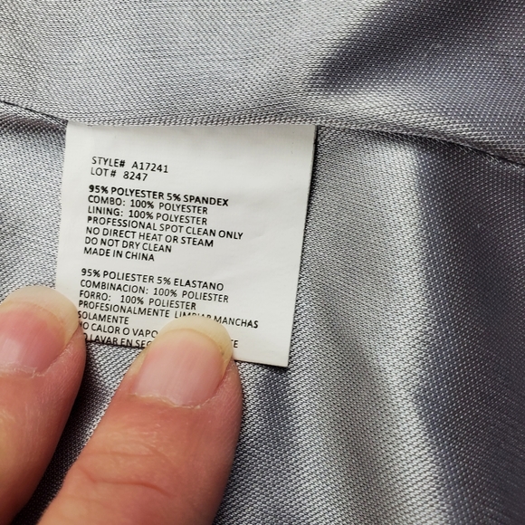 Betsy & Adam black formal embellished gown 2 - Picture 6 of 10